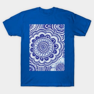 Cobalt Anemone Flowers T-Shirt